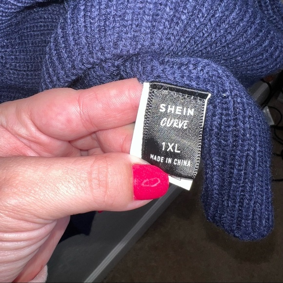 Shein Curve Navy Blue Tank Top - Picture 5 of 6